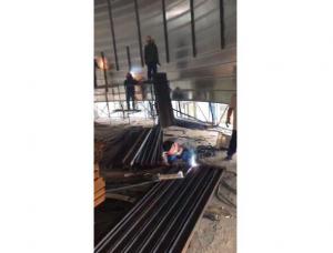 16米直徑高度25.米緊張施工中！